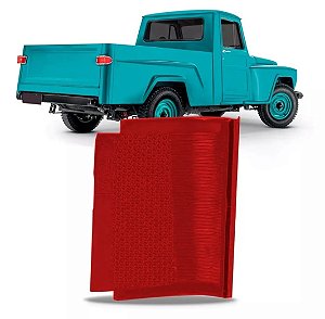 LENTE LANTERNA TRASEIRA JEEP RURAL / JEEP F 75 FORD WILLYS RETA L/D